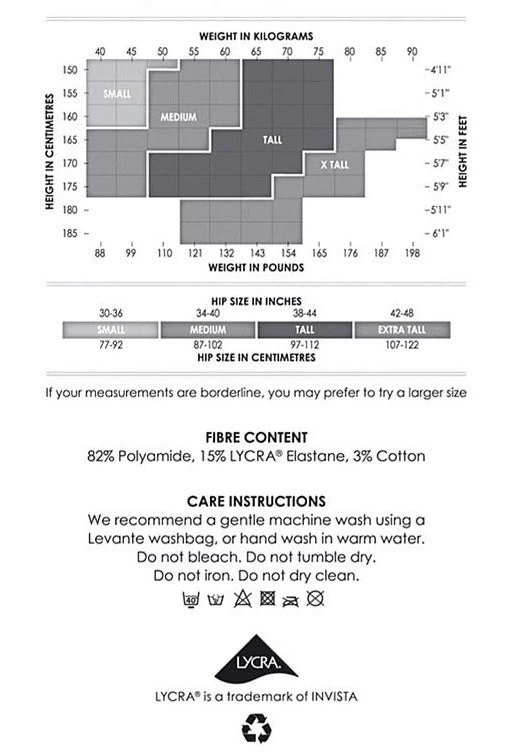 Levante Suede Matte 50 Opaque Tights LESUEM50TI - Image 8