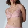 Simone Perele Saga Full Cup Plunge Bra 15C319 Verona Pink