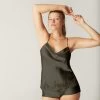 Simone Perele Nocturne Silk Camisole 17F900 Safari