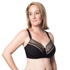 Hotmilk Show Off Wirefree Nursing Bra Black