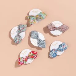 Anna's Of Australia Liberty Print Bow Scrunchie