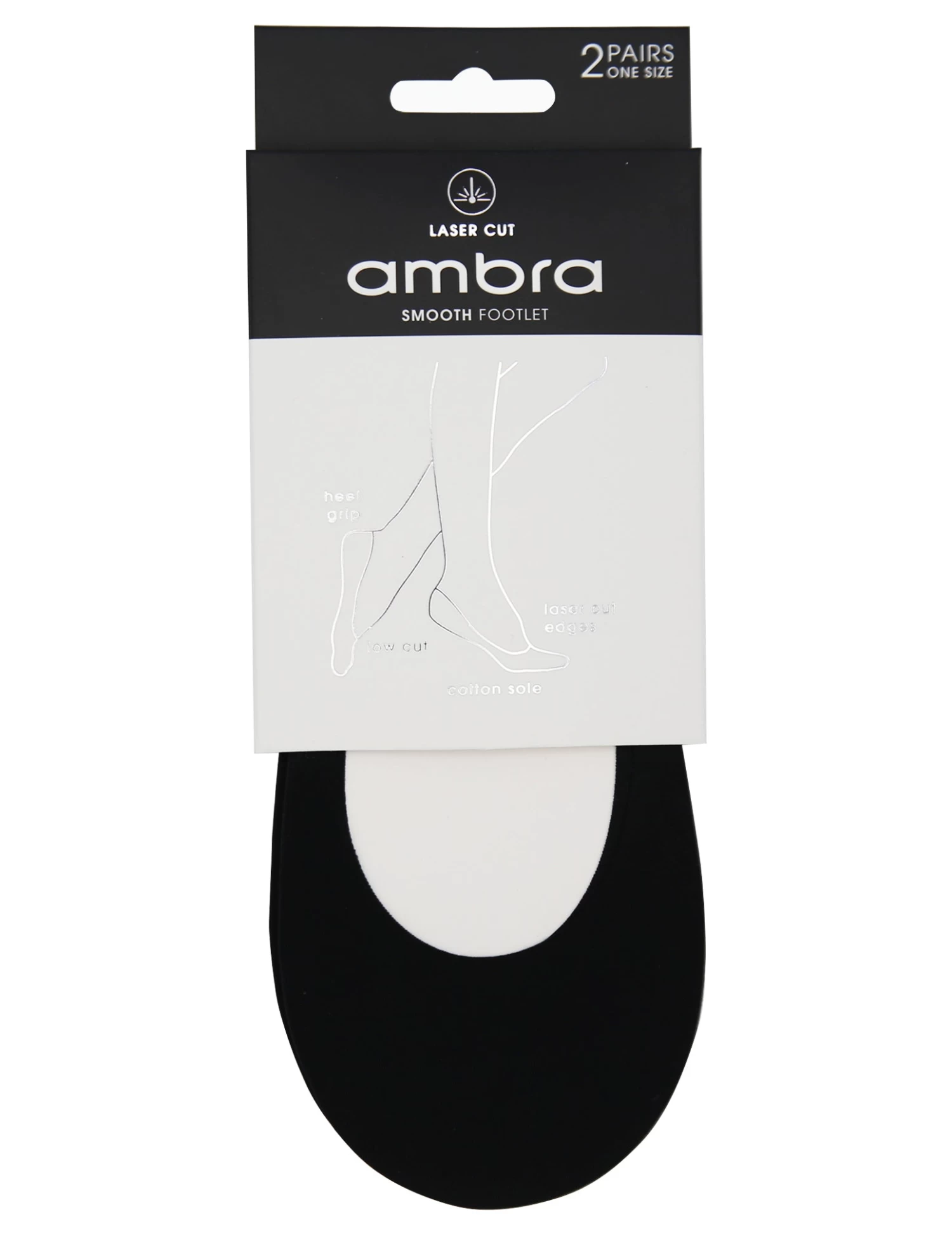 Ambra Smooth Footlet AMSMOFT2P - Image 3