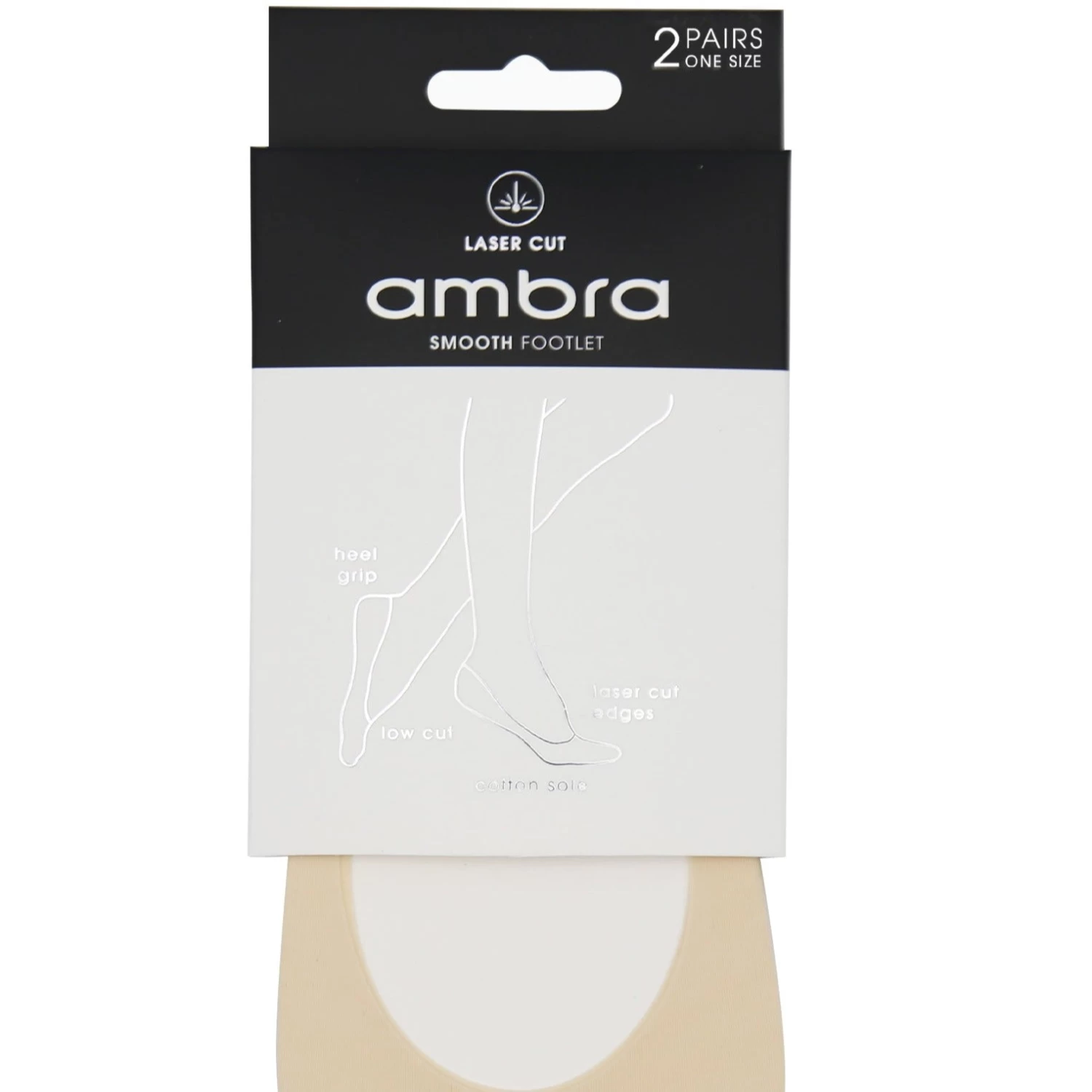 Ambra Smooth Footlet AMSMOFT2P