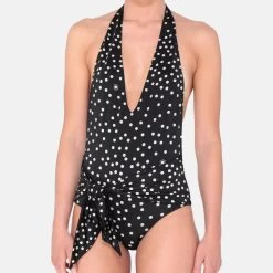 Stella McCartney Polka Dot Print One Piece Swimsuit