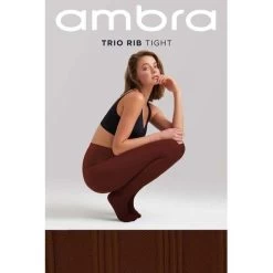 Ambra Trio Rib Tight Burnt Pumpkin