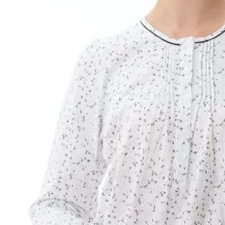 Givoni Renata Cotton Jersey Pyjama 9LP57R White & Grey Floral