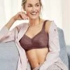 Amoena Isadora Wirefree Soft Cup Pocketed Bra Rose Taupe