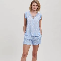 Project REM 70% Sale Bluebell Spot Pyjama Short Set