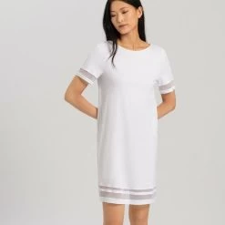 Hanro Delia Short Sleeve Nightdress