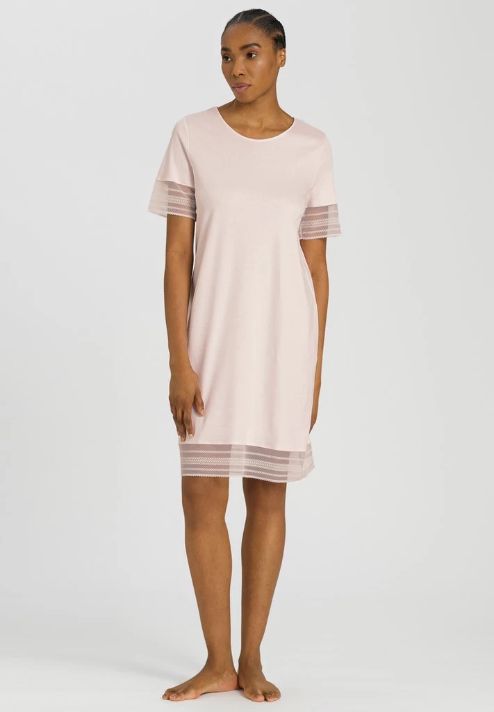 Hanro Sina Short Sleeve Nightdress 076722 Morning Glow - Image 5