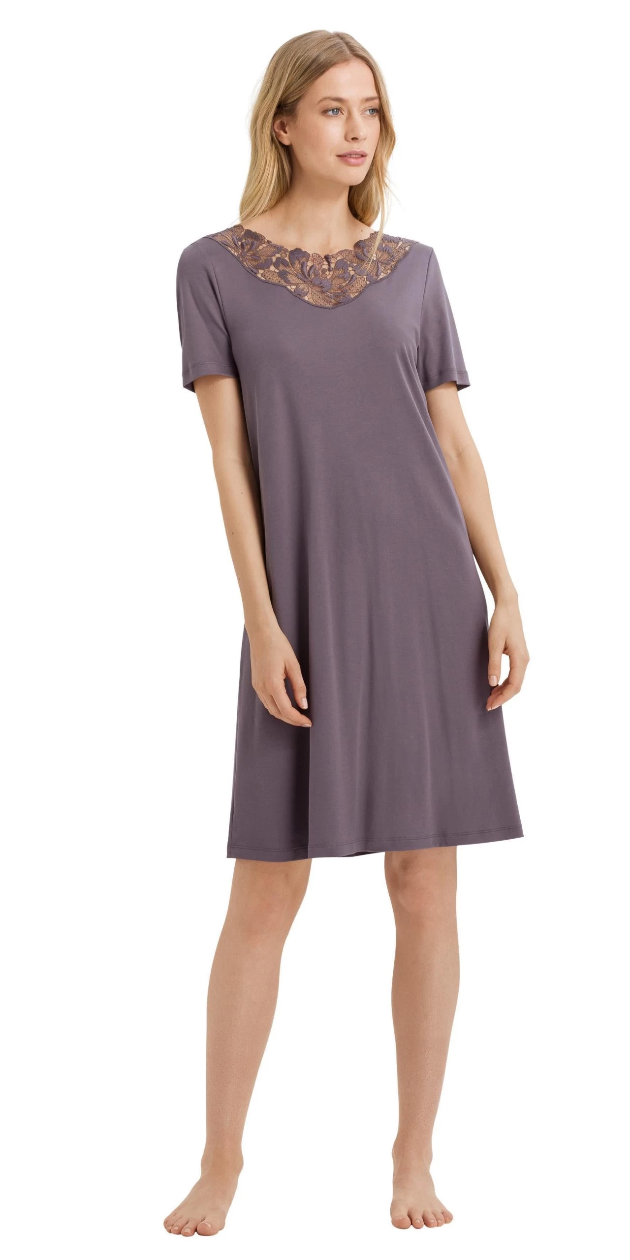 Hanro Hope Short Sleeve Nightdress - Image 4