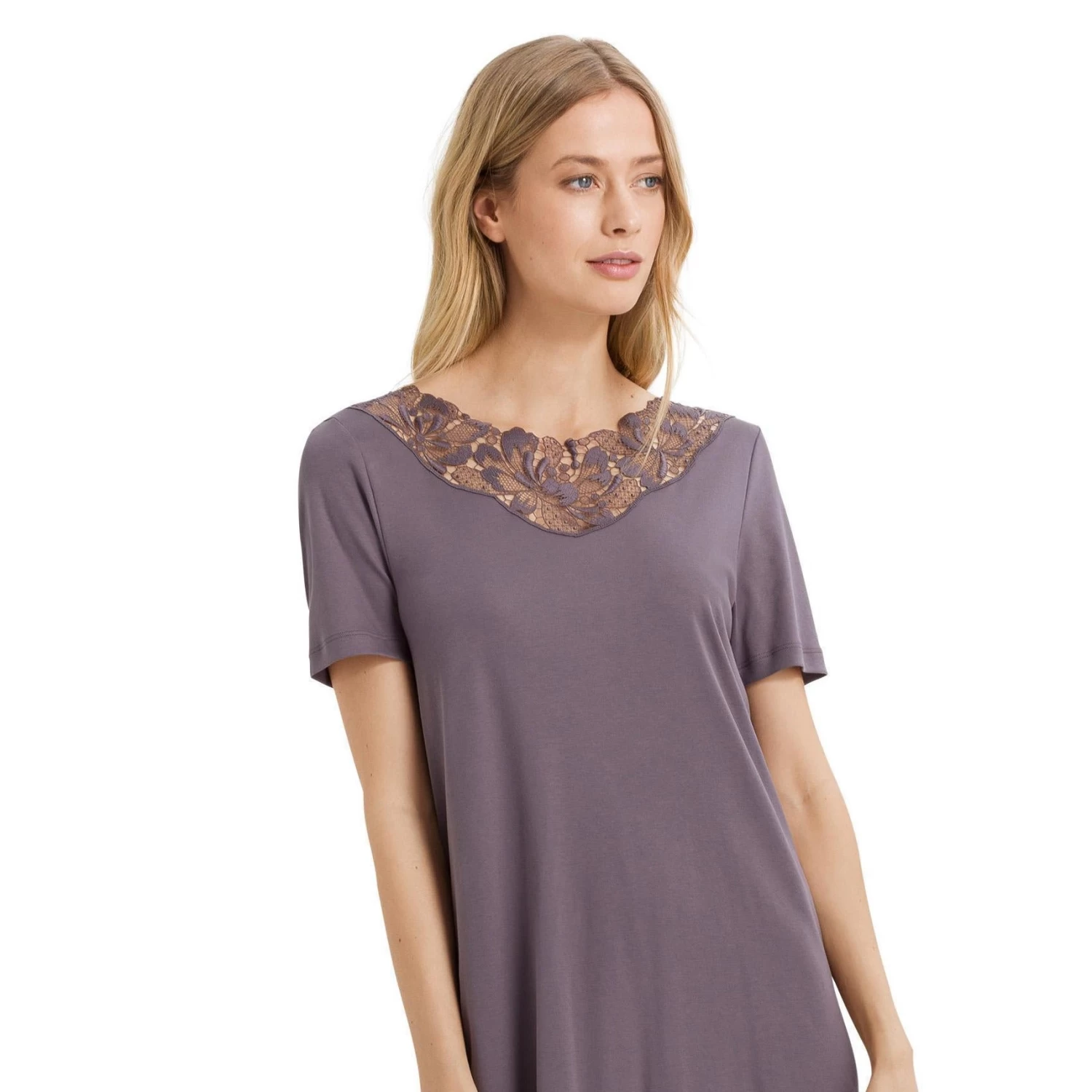 Hanro Hope Short Sleeve Nightdress - Image 2