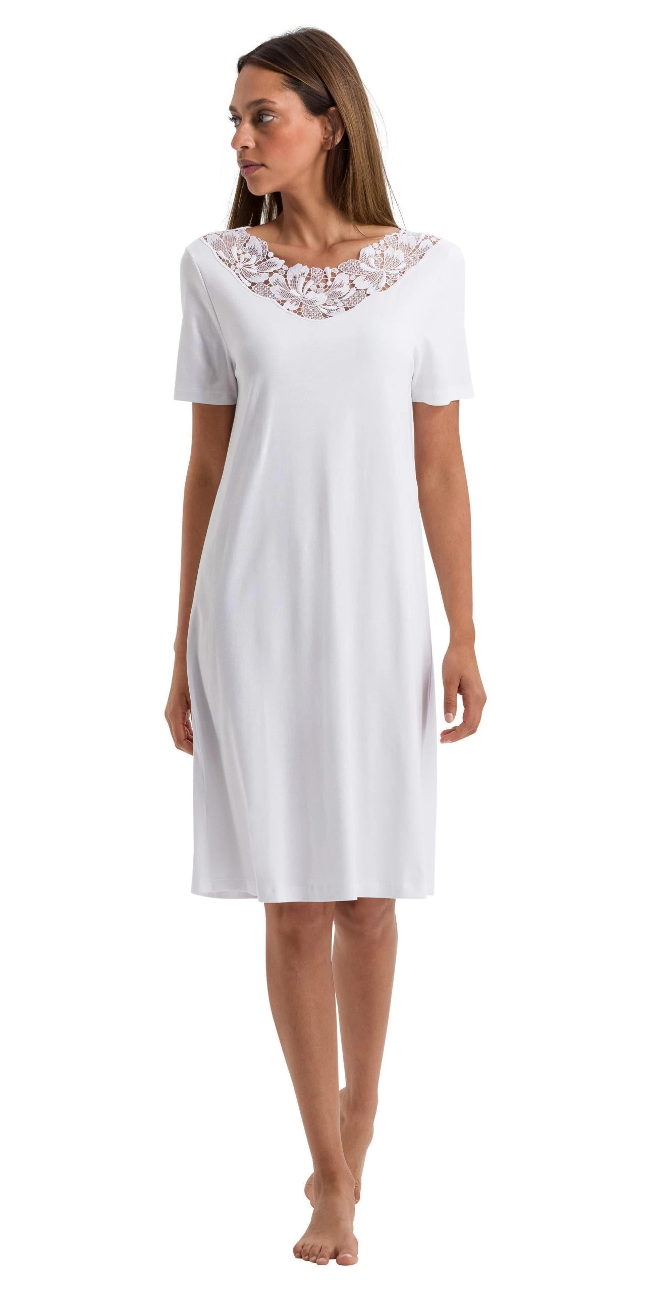 Hanro Hope Short Sleeve Nightdress - Image 3