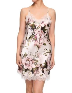 Sainted Sisters 50% Sale Scarlett Silk Chemise L32002 Heirloom Rose Size XL