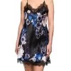 Sainted Sisters Scarlett Silk Chemise L32002 Midnight Blooms