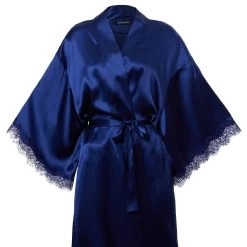 Sainted Sisters Scarlett Silk Kimono L68002P Midnight