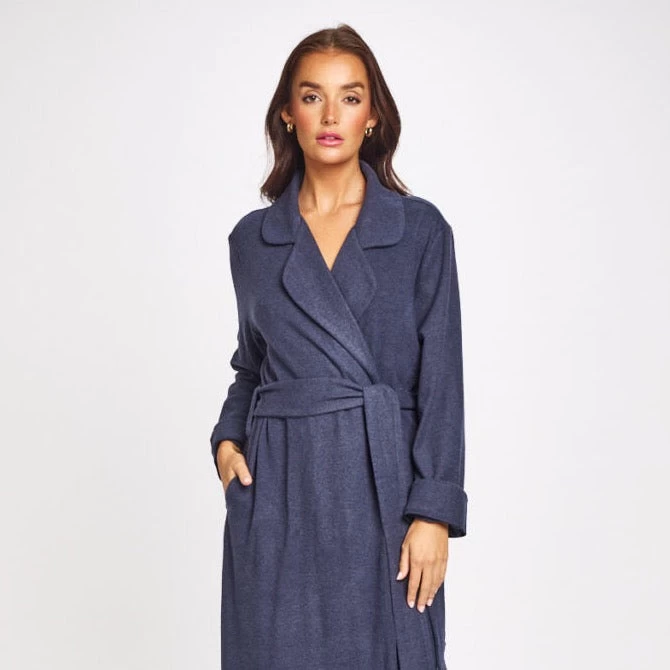 Love & Lustre Microfleece Robe LL750 Nightshade
