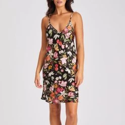 Love & Lustre Liberty Silk Chemise LL834 Stately Bouquet