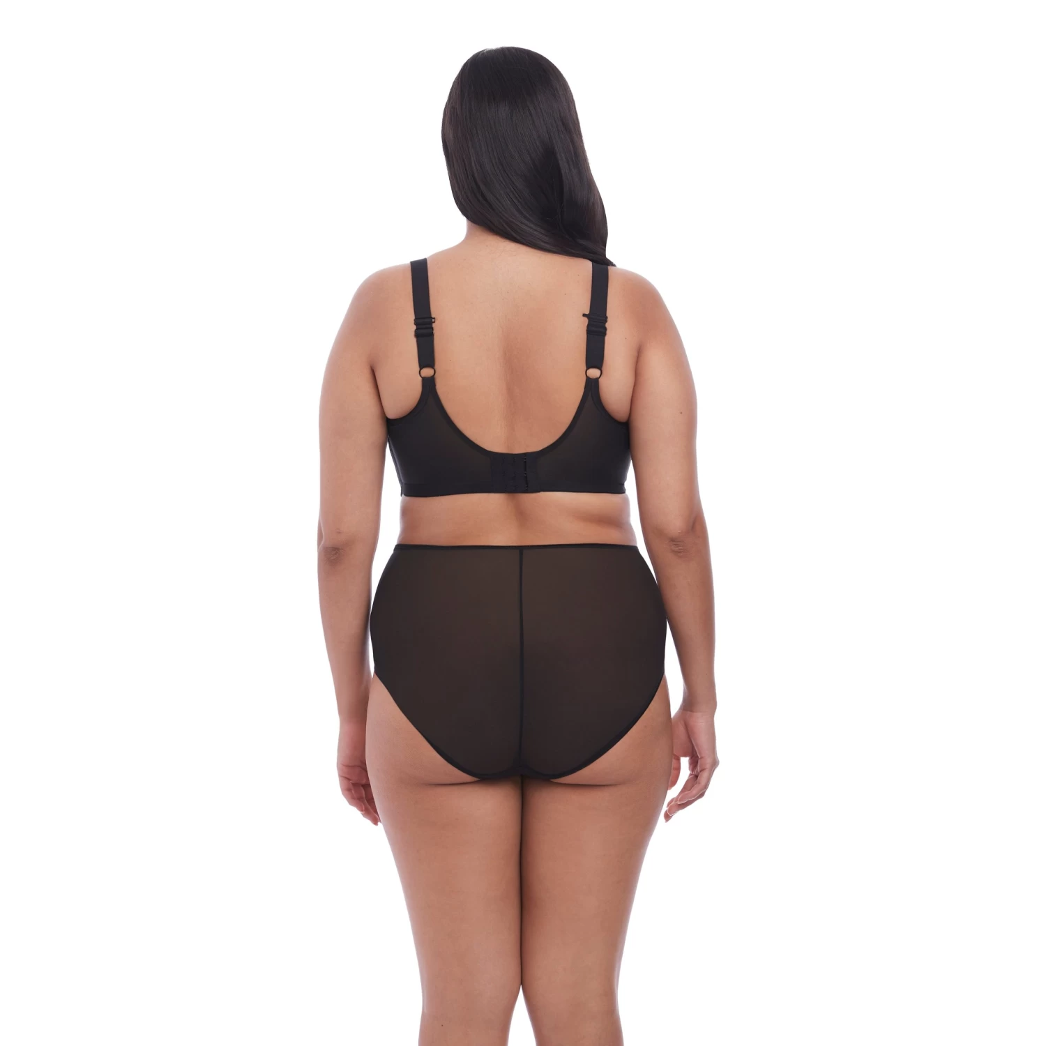 Elomi Matilda Underwired Plunge Bra Black - Image 2