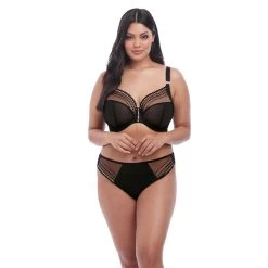 Elomi Matilda Underwired Plunge Bra Black