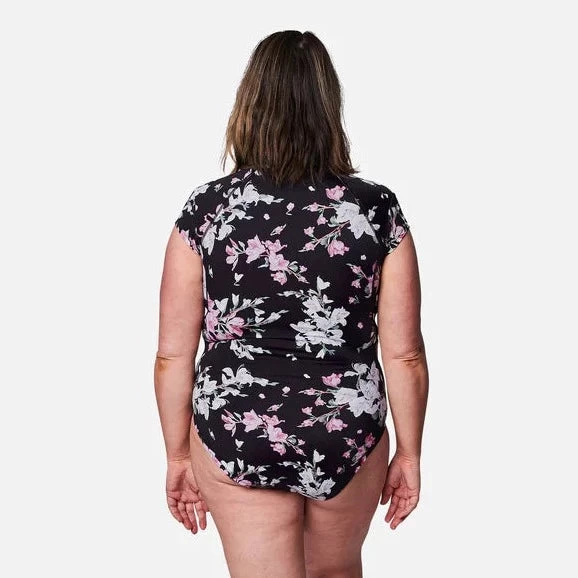 Une Piece Original Sexie Rashie Cap Sleeve One Piece Bauhinia Black - Image 5