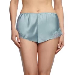 Sainted Sisters Scarlett Silk French Knicker L27002 Duck Egg Blue