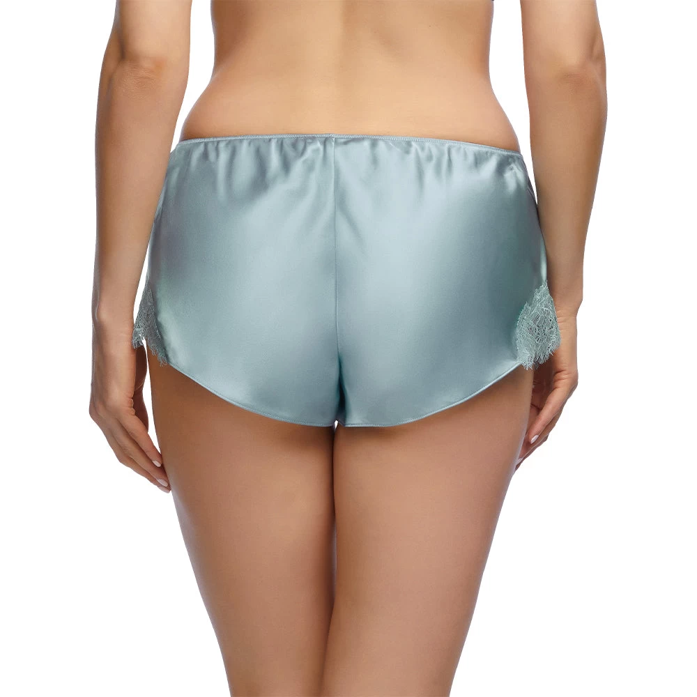 Sainted Sisters Scarlett Silk French Knicker L27002 Duck Egg Blue - Image 2
