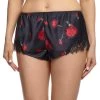 Sainted Sisters Scarlett Silk French Knicker L27002 Falling Roses