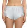 Sainted Sisters Scarlett Silk French Knicker L27002 Oyster Blue