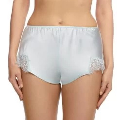 Sainted Sisters Scarlett Silk French Knicker L27002 Oyster Blue