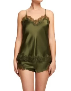 Sainted Sisters Scarlett Silk Camisole L31002 Olive