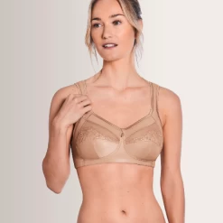 Amoena Isadora Wirefree Soft Cup Pocketed Bra Nude