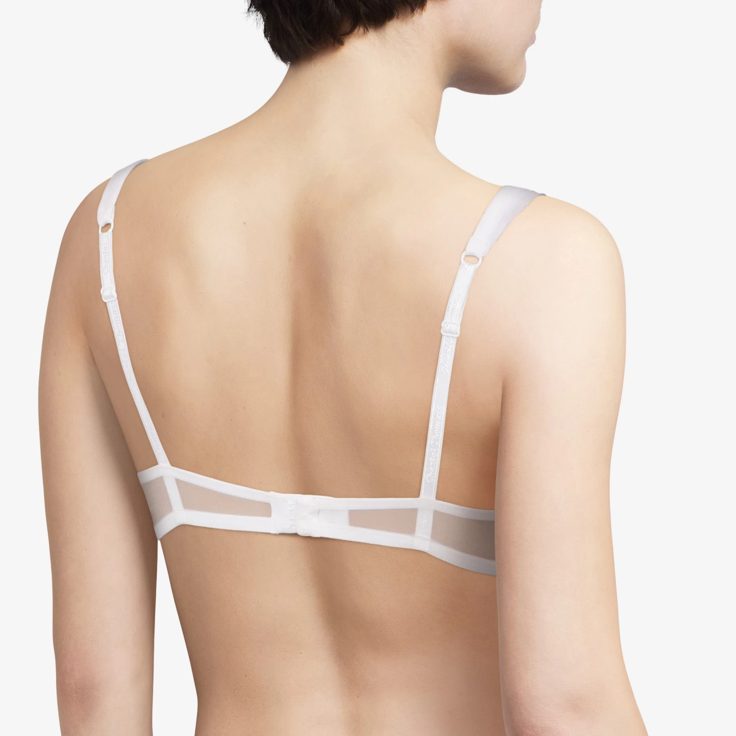 Chantal Thomass Encens Moi Half Cup Bra White - Image 2