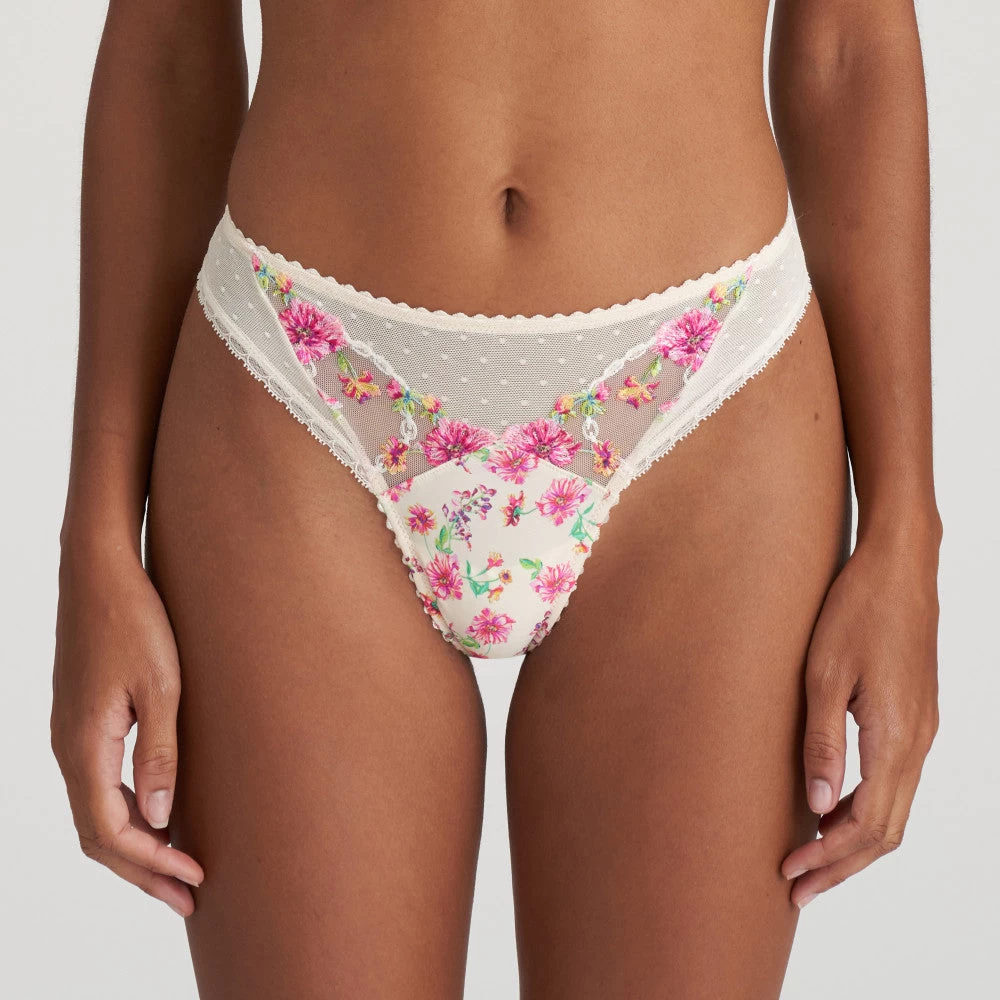 Marie Jo Chen Thong Brief 0602680 Pearled Ivory - Image 3