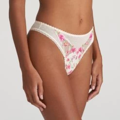 Marie Jo Chen Thong Brief 0602680 Pearled Ivory