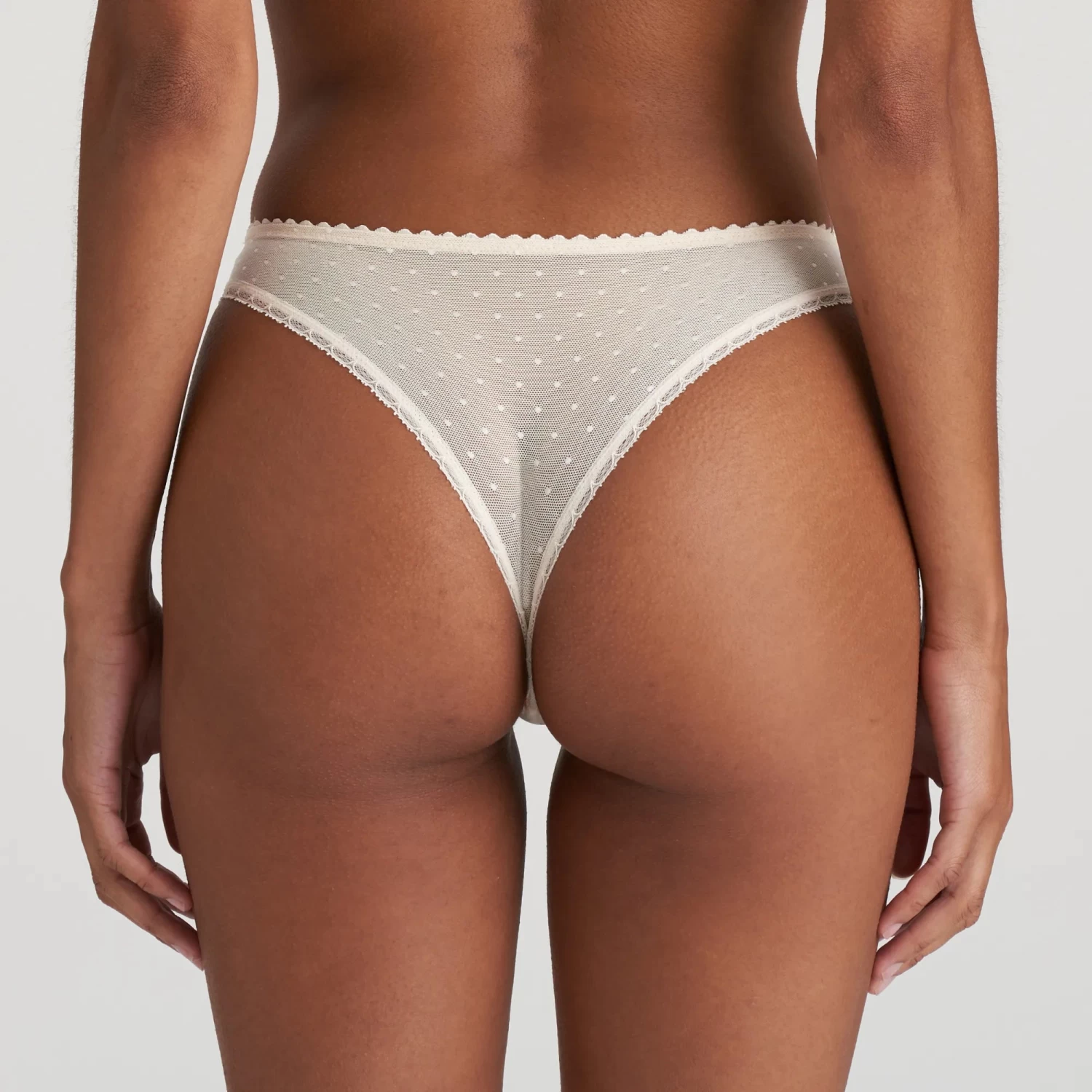 Marie Jo Chen Thong Brief 0602680 Pearled Ivory - Image 2