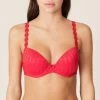 Marie Jo Avero Padded Plunge Round Shape Bra Scarlet