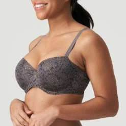 Prima Donna Twist Villemin Padded Balcony Bra 0242132 Kitten Grey