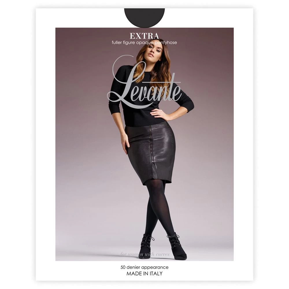 Levante Extra Fuller Figure 50 Denier Opaque Pantyhose - Image 3