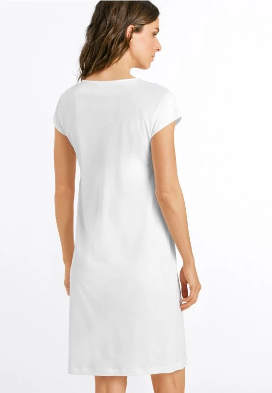 Hanro Madlen Short Sleeve Short Nightdress - Image 3