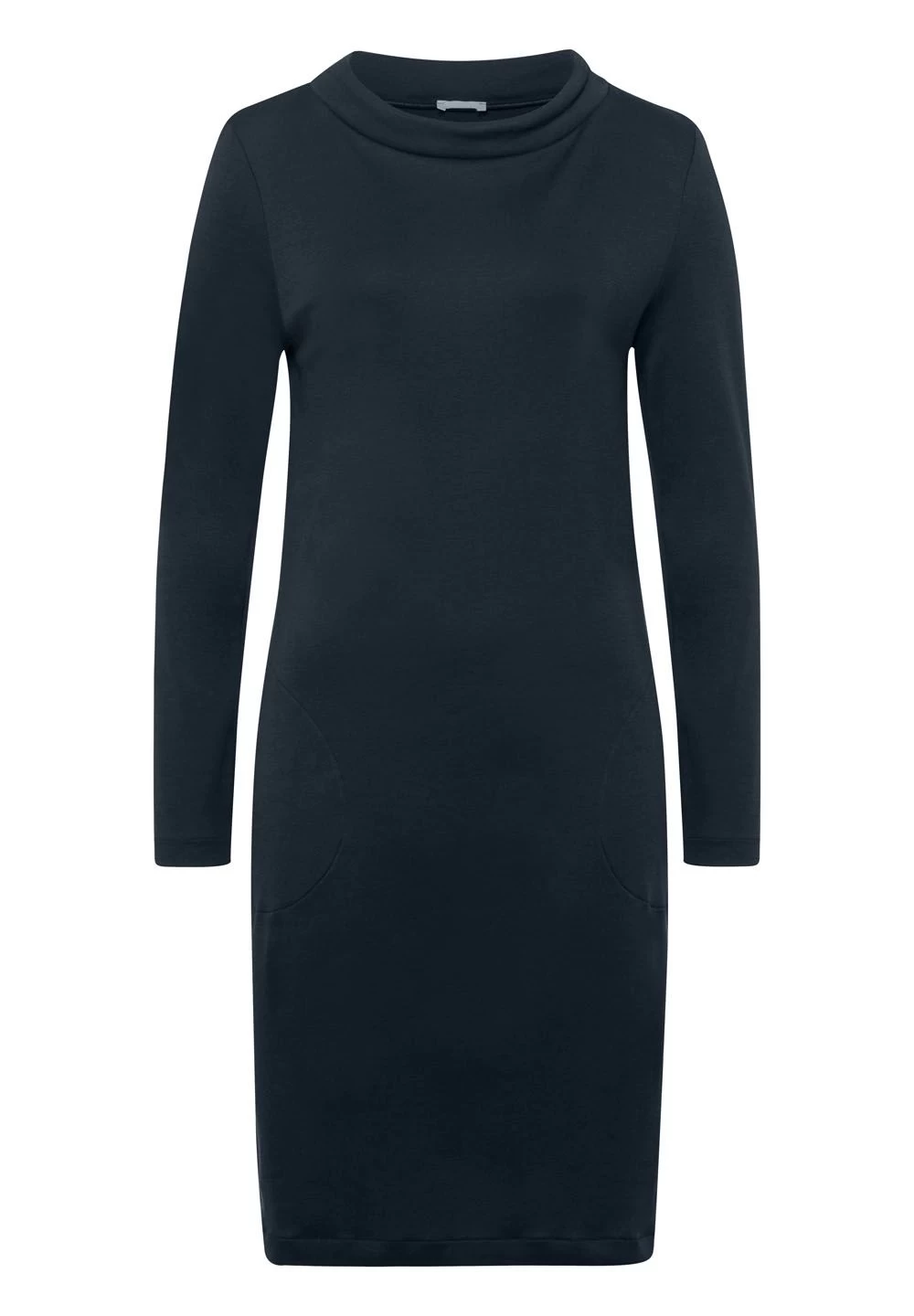 Hanro Milla Long Sleeve 100cm Nightdress 076815 Deep Navy XS - Image 2