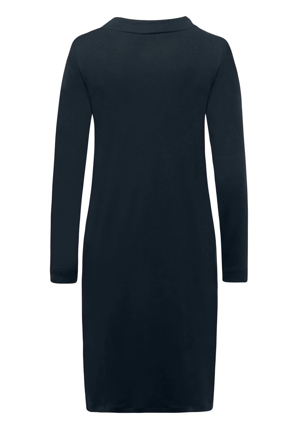 Hanro Milla Long Sleeve 100cm Nightdress 076815 Deep Navy XS - Image 3
