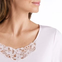 Hanro Dorea Long Sleeve Nightdress 130cm