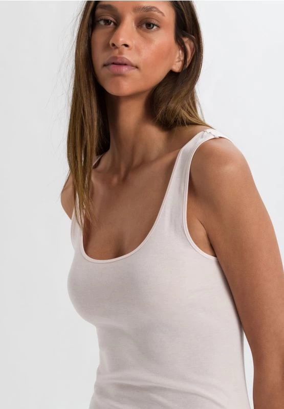 Hanro Cotton Seamless Tank Top - Image 6