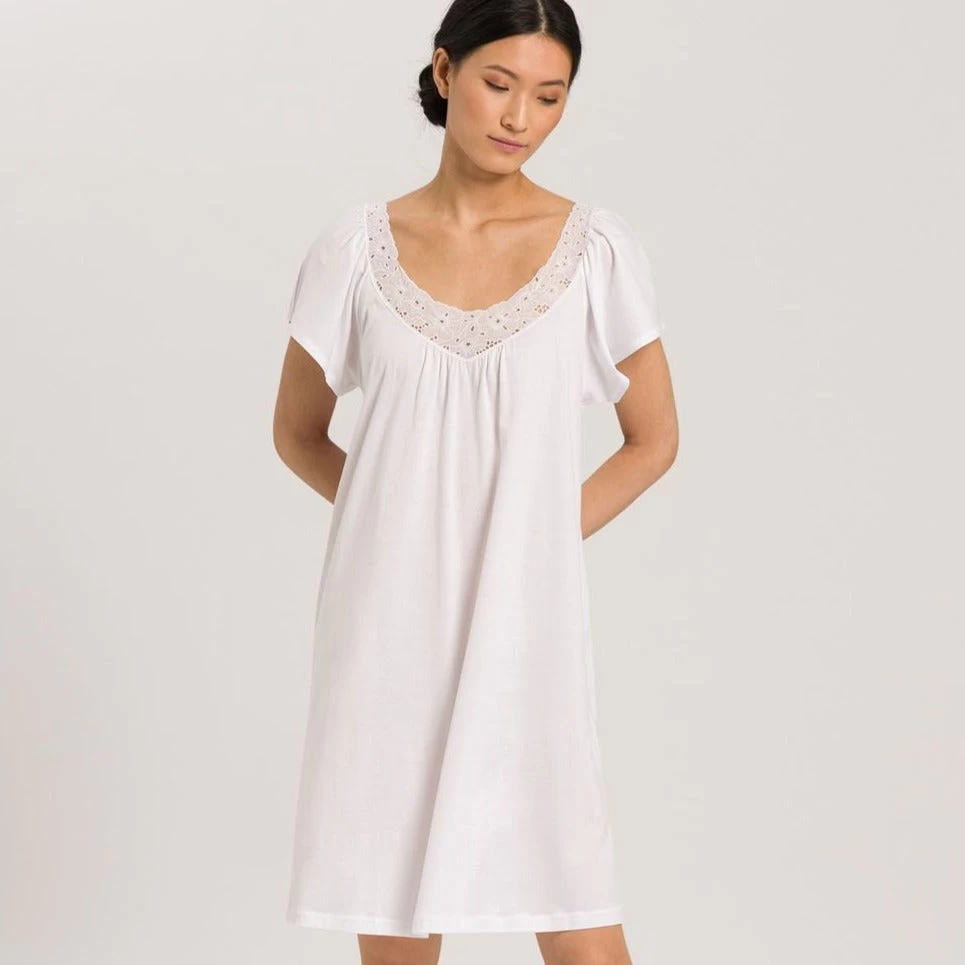 Hanro Maila Short Sleeve Nightdress - Image 3