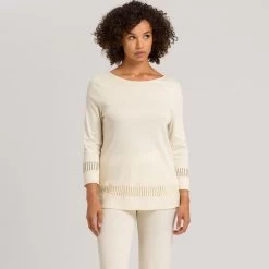 Hanro Gaia 3/4 Sleeve Pyjamas 0776556 Citrus Sorbet