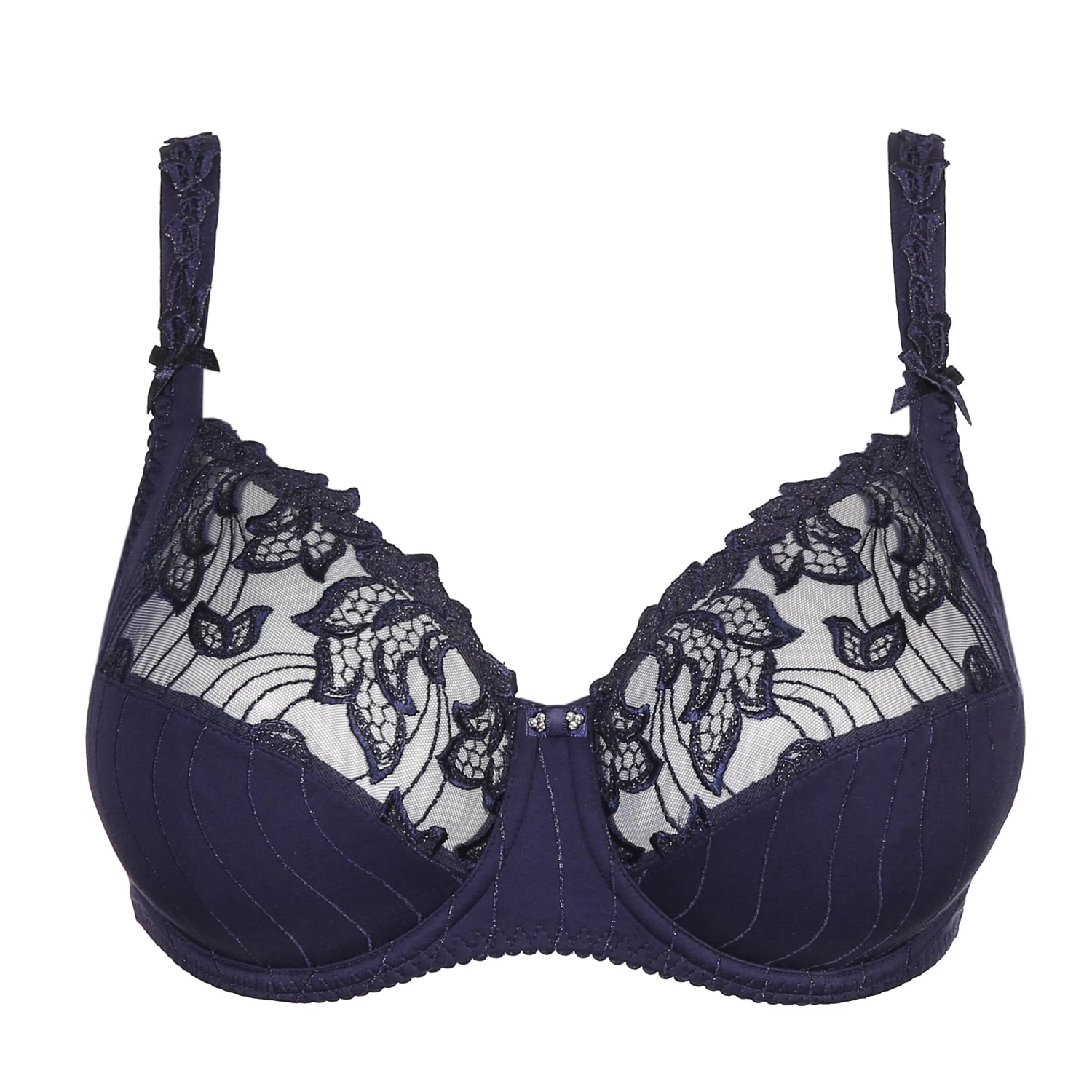 Prima Donna Deauville Full Cup Bra 0161810 Silver Blue - Image 3