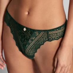 Empreinte Cassiopee Thong Brief 01151 Emeraude